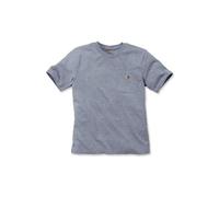 T-shirt - CARHARTT - WORKWEAR POCKET - Gris - Manches courtes - Coton 229 g/m² M