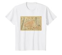 T-Shirt Carte de l'Italie Trento T-Shirt, Enfant, Blanc, 3 Ans