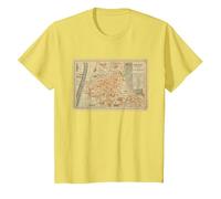 T-Shirt Carte de l'Italie Trento T-Shirt, Enfant, Citron, 10 Ans