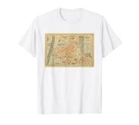 T-Shirt Carte de l'Italie Trento T-Shirt, Homme, Blanc, XL