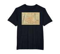 T-Shirt Carte de l'Italie Trento T-Shirt, Homme Grandes Tailles, Noir, 3X Tall