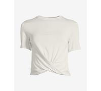 T-shirt Casall Delight Short Wrap à manches courtes pour femme, couleur blanc. - 34