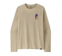 Patagonia - L/S Cap Cool Daily Graphic Shirt Lands - T-shirt technique - M - earlylines pumice x-dye
