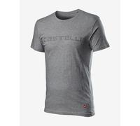 Castelli Sprinter Short Sleeve T-shirt Gris 2XL Homme Melange Light Grey