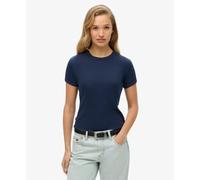T-shirt cÃŽtelÃ© Ã logo femme Superdry Athletic Essentials Bleu M