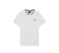 T-shirt cÃŽtelÃ© Lyle & Scott Blanc XL