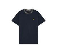 T-shirt cÃŽtelÃ© Lyle & Scott Bleu XL