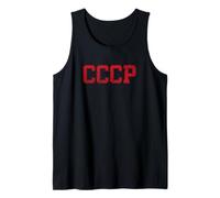 T-Shirt CCCP en Lettres Rouges Débardeur