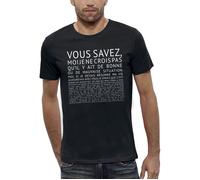 T-shirt C'est une bonne situation ça Scribe ? VOUS SAVEZ... - PIXEL EVOLUTION - Homme - replique de film - replique culte de cinéma XS