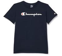 T-shirt Champion Legacy Icons B-S/S Crewneck pour garçon - Bleu - Manches courtes - Col arrondi 7-8 ans