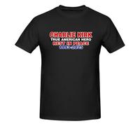 T-Shirt Charlie Kirk, véritable héros américain, Repose en Paix, pour Homme, Classique, Manches Courtes, en Coton, col Ras du Cou, été