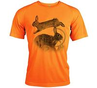 t Shirt Chasse Motif Lapin [avec Texte Personnalisable]