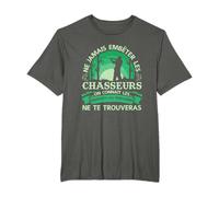 T-shirt Chasse Pour Homme Sanglier Cadeau Chasse Hommes T-Shirt
