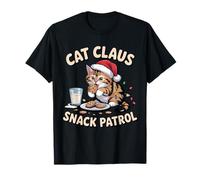 T-Shirt Chat Claus - Holiday Snack Patrol Kitty T-Shirt