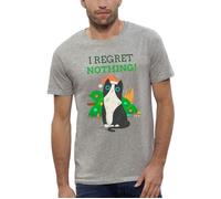 T-shirt CHAT DE NOEL - le chat destructeur de sapin de noel - PIXEL EVOLUTION - Homme XXXXL