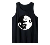 T-Shirt Chat Yin Yang - Zen Balance & Amoureux des Chats Débardeur