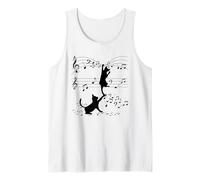 T-Shirt Chats noirs Musiciens Art Débardeur