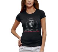 T-shirt CHE GUEVARA - PIXEL EVOLUTION - Femme - Coupe ajustée - 100% Coton peigné L