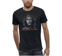 T-shirt CHE GUEVARA - PIXEL EVOLUTION - Homme - Coupe ajustée - 100% Coton peigné - Noir L