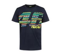 T-Shirt Check The Doc VR46 Classic Moto GP Officiel Noir Damier