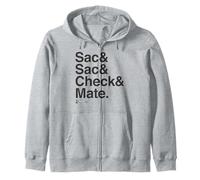 T-Shirt Chess.COM Sac & Sac & Check & Mate pour Fans d'échecs en Ligne Sweat à Capuche
