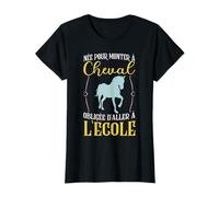 T-shirt cheval pour femme filles cadeau pour cavaliers T-Shirt