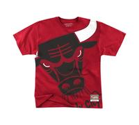 T-shirt Chicago Bulls big face bulls Rouge XS