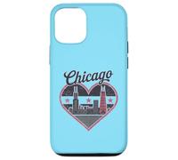 T-Shirt Chicago Heart - Vintage USA Chicago Skyline Travel Coque pour iPhone 12/12 Pro