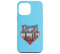 T-Shirt Chicago Heart - Vintage USA Chicago Skyline Travel Coque pour iPhone 13 Pro Max