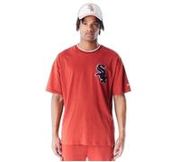 New Era Wrld Sries Drp Shldr Chicago White Sox Short Sleeve T-shirt Orange L Homme,Femme
