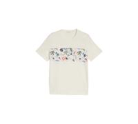 T-shirt chinÃ© avec un motif estival imprimÃ© sur la poitrine Tom Tailor Marron M