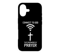 T-Shirt chrétien, connectez-Vous à Dieu, Le Mot de Passe est la prière, la Foi Coque pour iPhone 17
