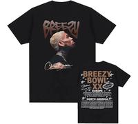 T-Shirt Chris Brown Chanteur Graphique Tshirts Été Manches Courtes Masculin T-Shirt Impression Coton Vêtements Hommes Femmes Tees XS-3XL-blue||3X_l