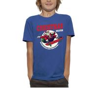 T-shirt Christmas skater - Pere Noel sur un skateboard - PIXEL EVOLUTION - Enfant 10 ans