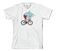 T-shirt Cinelli Shark Blanc