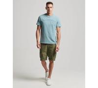 T-shirt classique à logo relief Superdry Cooper Bleu XL