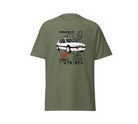 T-Shirt Classique Adulte avec Icône de l'Histoire du Sport Automobile Rallye Années 80, Cadeau pour Amateurs de Voiture et Moteur