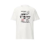 T-Shirt Classique Adulte avec Icône de l'Histoire du Sport Automobile Rallye Années 80, Cadeau pour Amateurs de Voiture et Moteur