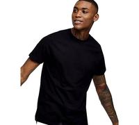 T-shirt classique - ASOS - Noir - Manches courtes - Col classique - Coupe regular M/L