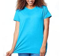 T-shirt classique pour femme avec col rond en coton pour l'été, grandes tailles, mode, Bu2, 4XL