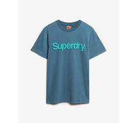 T-shirt classique Superdry Core Logo Shadow Bleu M