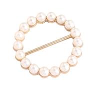 T-Shirt Clips Clothes Corner Knotted Button Alloy Circle Clip Shirt Scarf Scarves Fastener pour femmes filles accessoires décoratifs(Color 3)