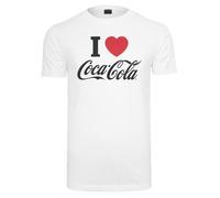 T-shirt Coca Cola I Love Coke - Merchcode - Blanc - Homme S