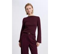 T-shirt col bateau à manches longues larges - A Ann Ts - S - Violine - Femme - Etam