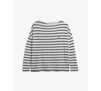 Superdry Studios Boat Neck Slub Long Sleeve T-shirt Blanc S Femme