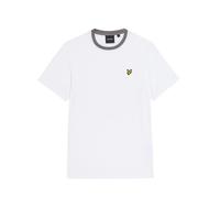 T-shirt col contrastÃ© Lyle & Scott Blanc L