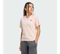 T-SHIRT COL EN V GRAPHIQUE SUMMER SLIDE Blush Pink L