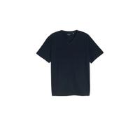 T-shirt col en V imprimÃ© Tom Tailor Bleu XL