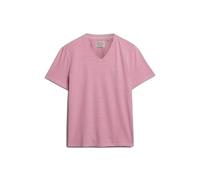 T-shirt col en v Superdry Classic Jaune XL