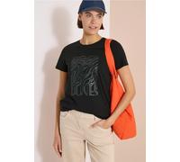 Cecil T-Shirt à col Rond et imprimé Feuille Palm Breeze Green XXL